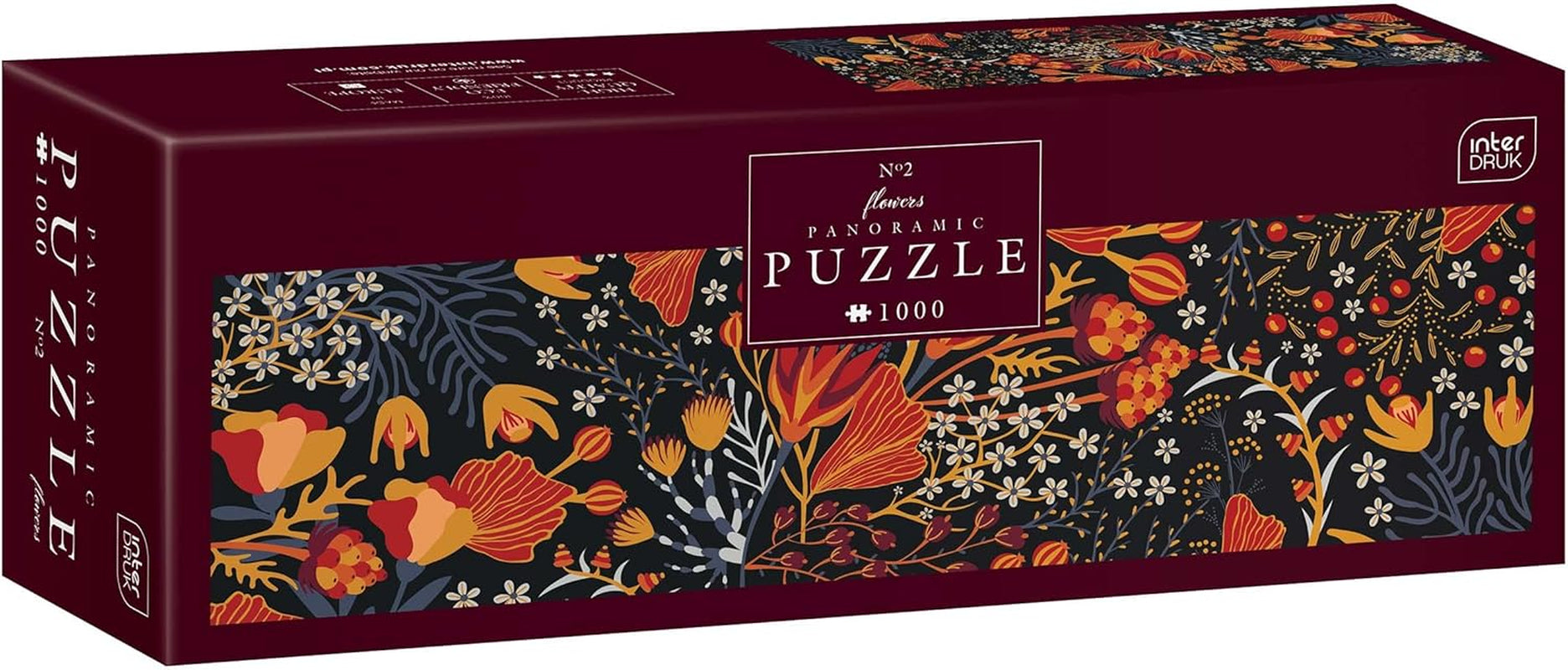 Fiori n.1 - puzzle panoramico da 1000 pezzi per adulti Puzzle Naty Shop Fiori n. 2