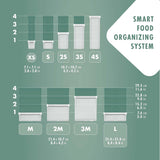 ZWILLING FRESH & SAVE CUBE Contenitore, Misura 2M, Contenitore Modulare e Impilabile, Contenitore Ermetico e Svuotabile, Lavabile in Lavastoviglie, Contenitori per Alimenti Trasparenti Naty Shop
