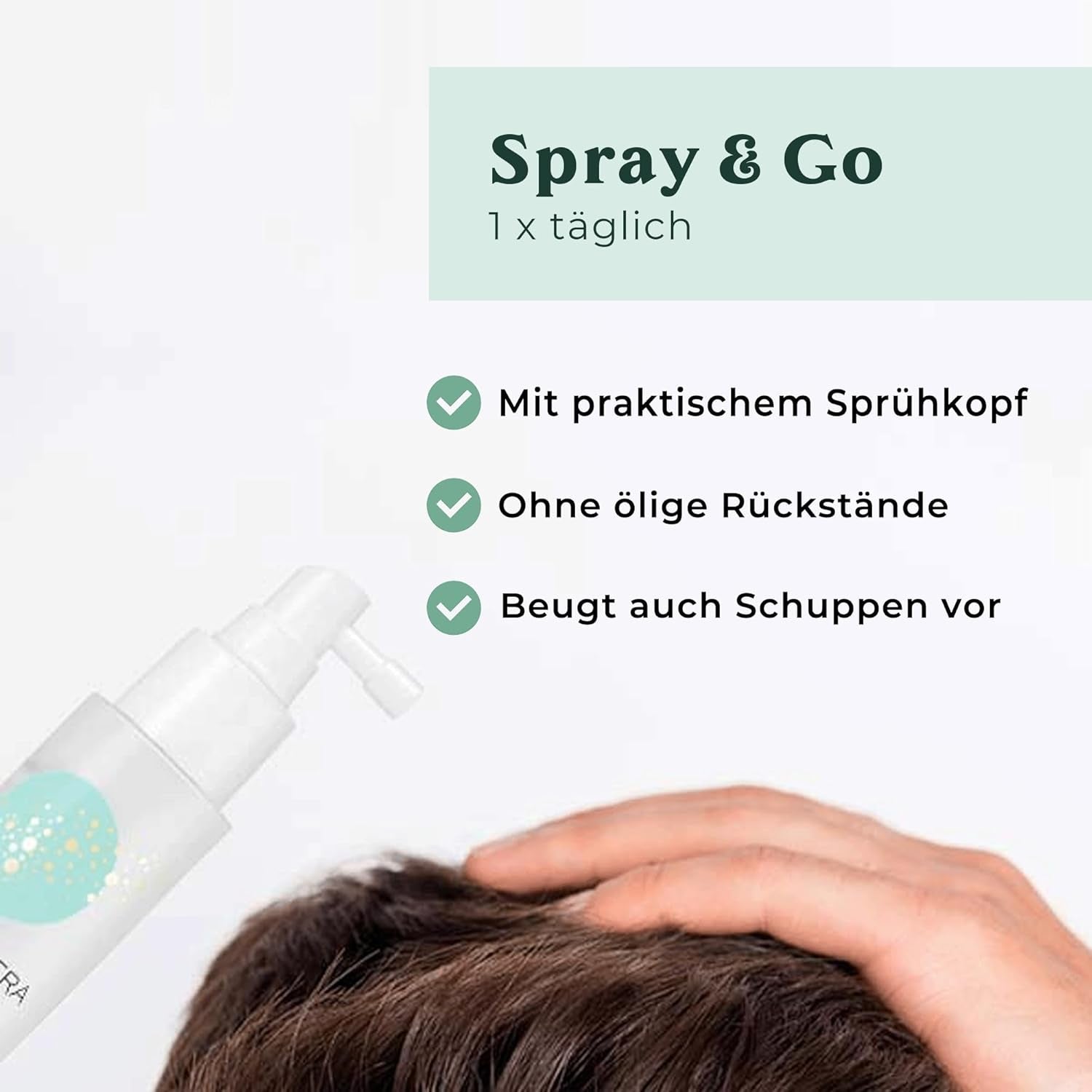 Tonico per capelli all'olio di rosmarino spray 100 ml - L'olio di rosmarino spray accelera naturalmente la crescita dei capelli - Rimedio per la crescita dei capelli per donne e uomini - Siero per la caduta dei capelli - Olio per capelli al rosmarino di Cosphera Hair Care Naty Shop