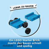LEGO City 60391 Veicoli da costruzione e gru da demolizione, escavatore, autocarro con cassone ribaltabile e veicolo da trasporto, giocattolo educativo per bambini dai 4 anni in su Set di costruzione Besuche den LEGO-Store