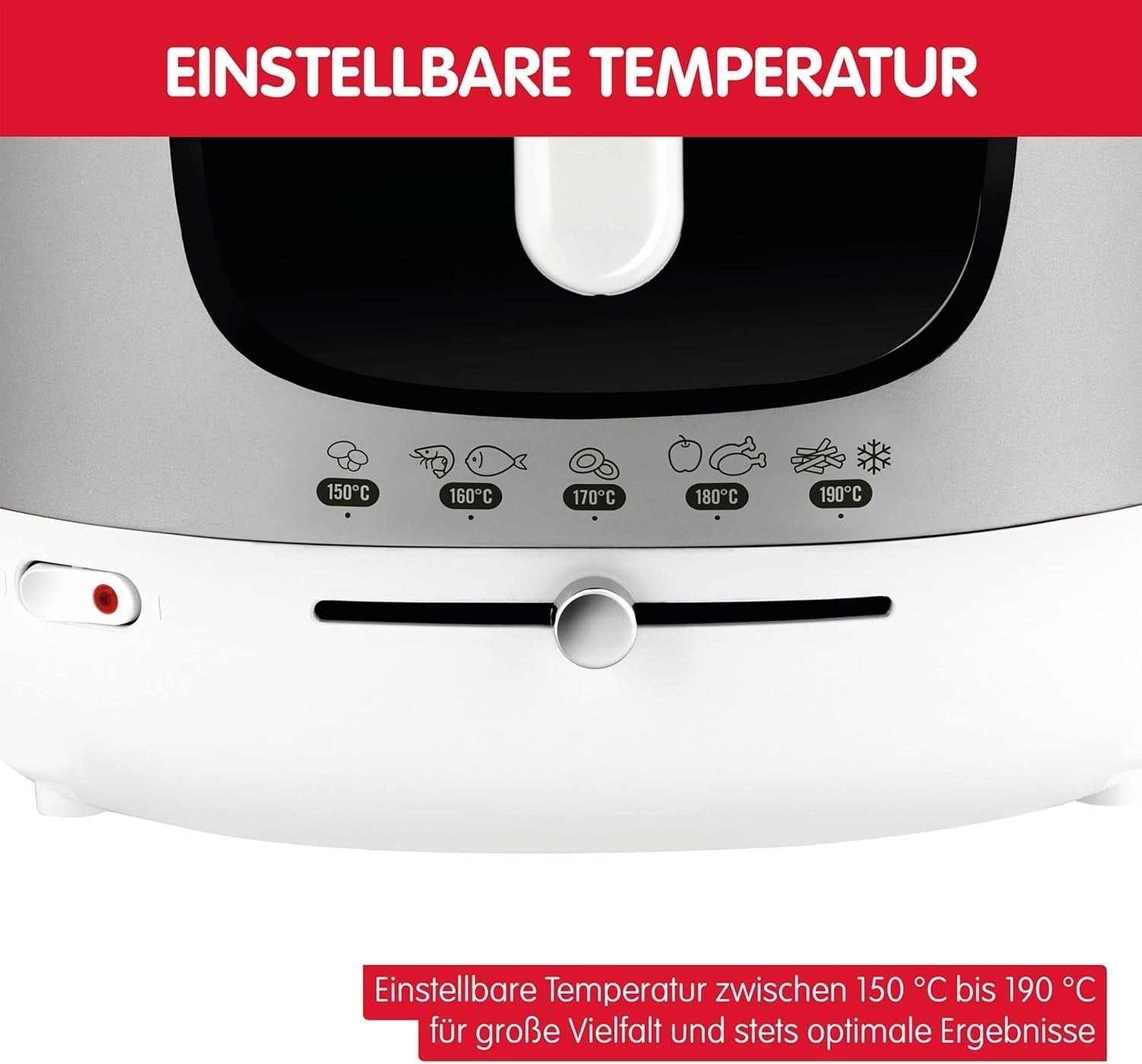 Friggitrice AM4800 Mega 2Kg, friggitrice ad olio, filtro odori, 1800 W Elettrodomestici Naty Shop