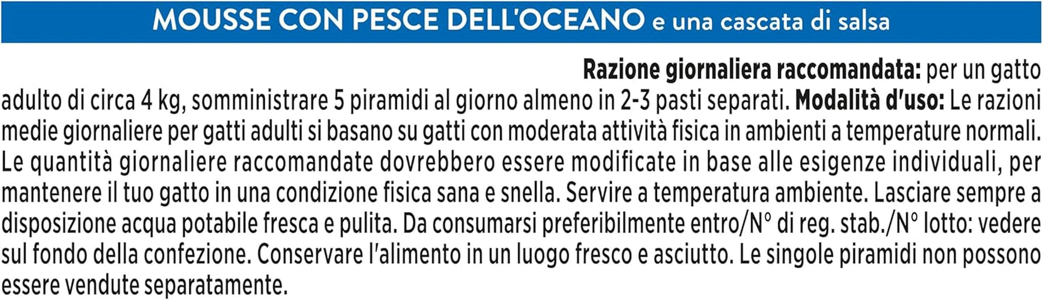 Revelations cibo umido per gatti con pesci dell'oceano, 24 x 57 g