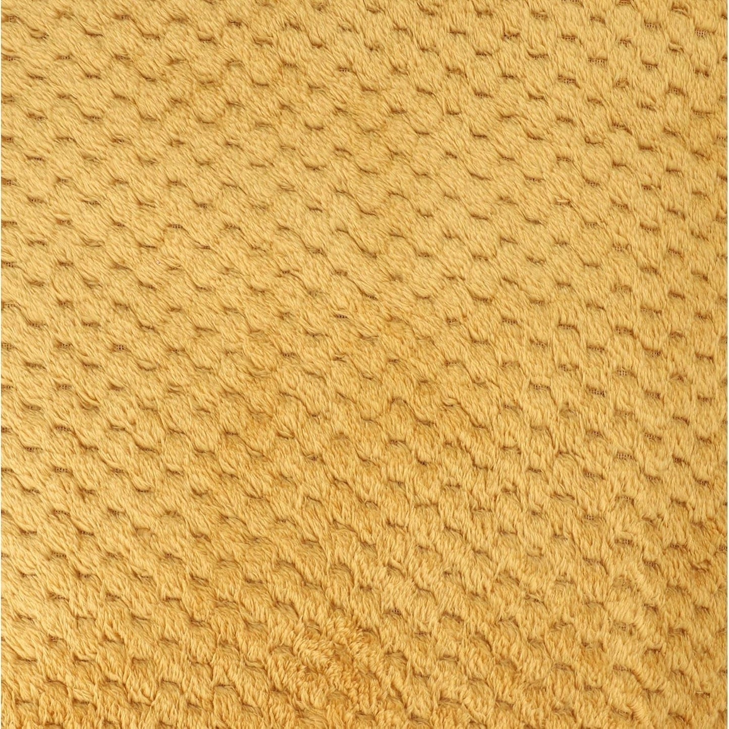 HOMLA Noah Morbida coperta decorativa - accogliente coperta in fibra di poliestere per la casa soffice coperta per divano letto - 150 X 200 cm motivo a chicchi di riso color senape Letti e coperte Besuche den HOMLA-Store