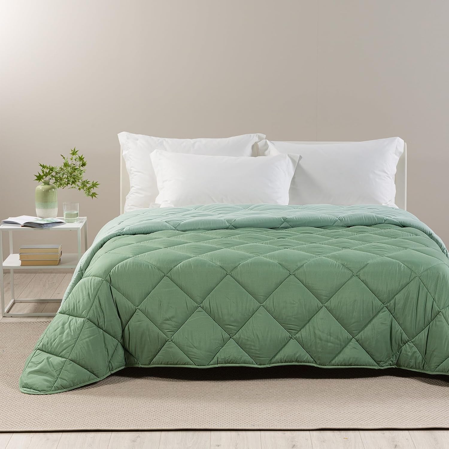 Caleffi Trapunta Invernale Letto Matrimoniale 260X265 Cm Trapunta Matrimoniale In Microfibra Invernale Morbida Confortevole Imbottita Resistente Lavabile Antiallergica Made in Naty Shop Trapunte e Trapunte Giada 260X265