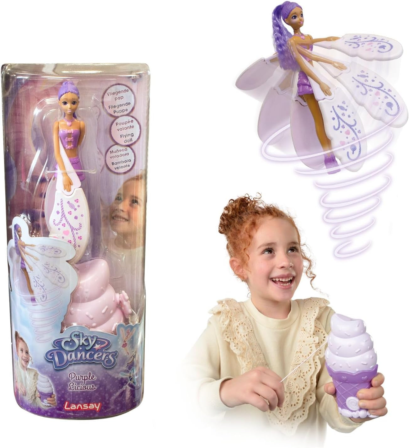 Sky Dancers - Purplelicious - Lansay, 30002, Non applicabile