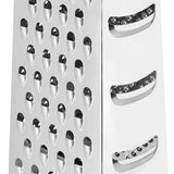 Peeler Naty Shop robusta grattugia quadrata in acciaio inox con base antiscivolo