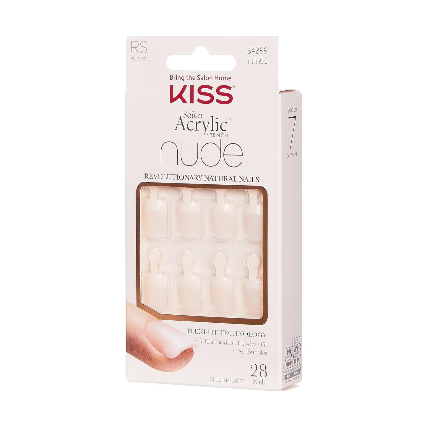 Kiss Nude Nails Unghie stupefacenti (confezione da 2)