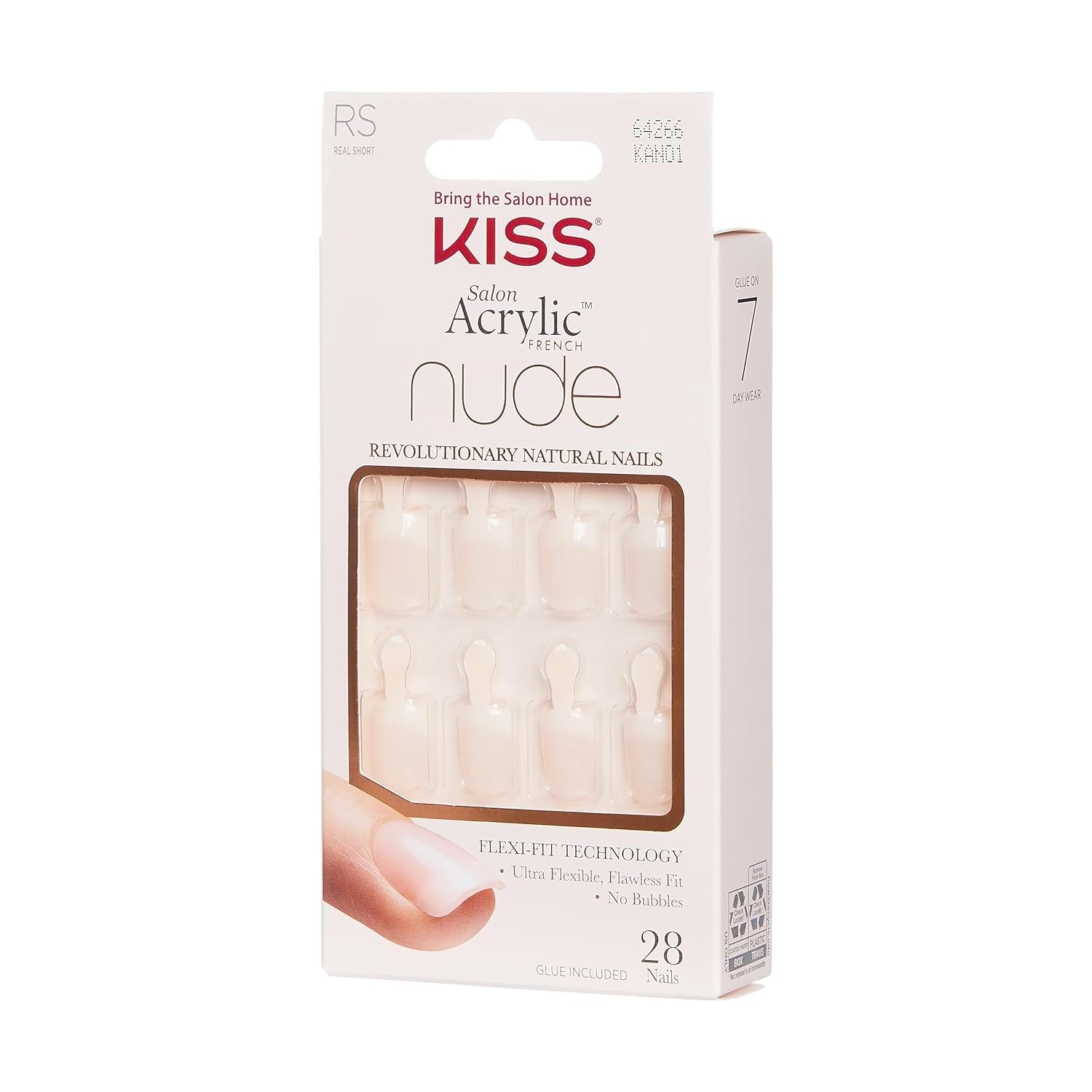 Kiss Nude Nails Unghie stupefacenti (confezione da 2)