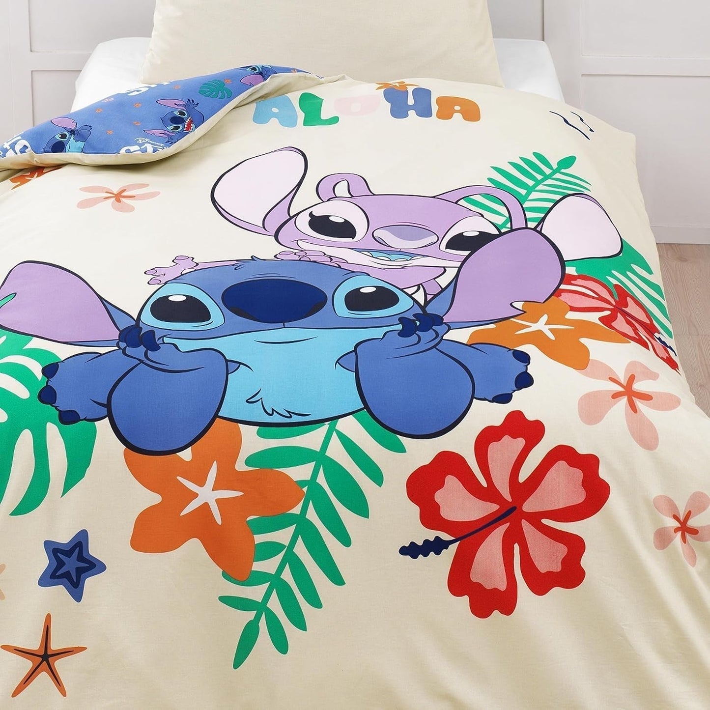 Biancheria letto per bambini e ragazzi, Stitch Biancheria letto - bambini Naty Shop