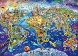 Schmidt Spiele 58288, Scopri il mondo, puzzle 1000 pezzi Puzzle Naty Shop