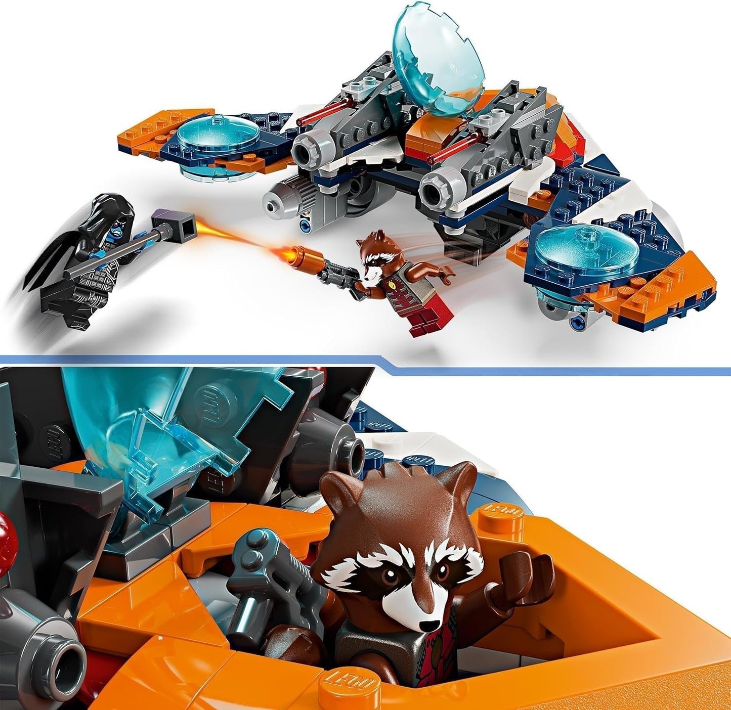 Astronave LEGO Marvel Rockets vs. Ronan Set Astronave Costruibile Guardiani della Galassia Figura di Supereroe Giocattolo Regalo per Ragazzi e Ragazze 8 Anni 76278 Set da Costruzione Besuche den LEGO-Store