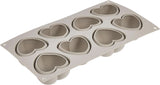 Silikomart, Stampo per Torte Tartufo in Silicone, 8 Porte Singole, Ø 62 H 52 mm Cucina Naty Shop Mini Cuori
