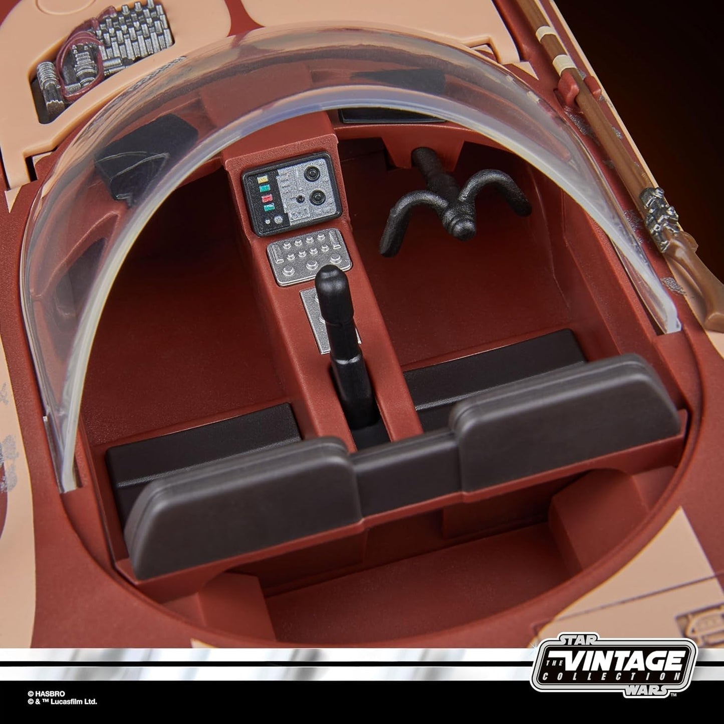 Collezione vintage Star Wars Landspeeder e Luke Skywalker, action figure e veicolo Star Wars: Una nuova speranza, action figure da 9,5 cm Naty Shop