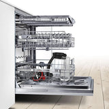 Robot da cucina Bosch Vitapower Serie 4 MMB6382M, Edelstahl-Klingen Made in Germany, 1,5 L Thermosafe Glasbehälter, Stopfer, Sicherheitsdeckel, Spülmaschinengeeignete Teile, 30.000 U/Min, 1200 W, Edelstahl Kitchen Naty Shop