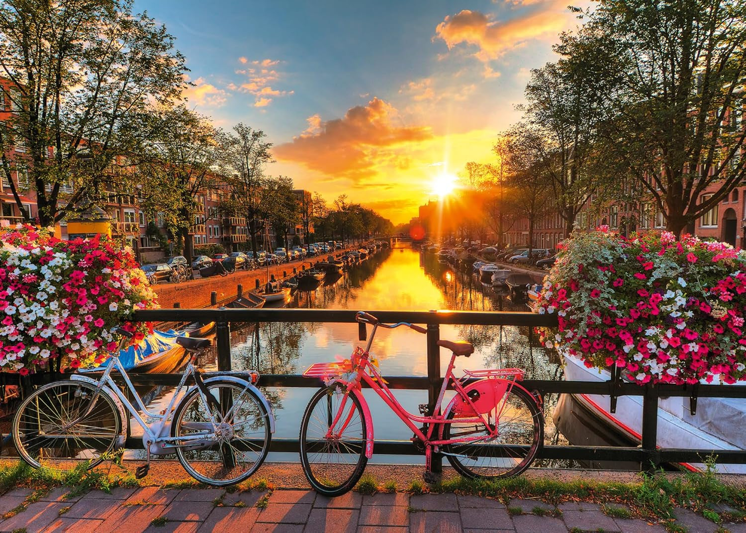 Ravensburger Puzzle 12000662 1000 pezzi Biciclette ad Amsterdam - Puzzle colorato per adulti e bambini nella comprovata qualità Ravensburger Puzzle Naty Shop Nuovo design
