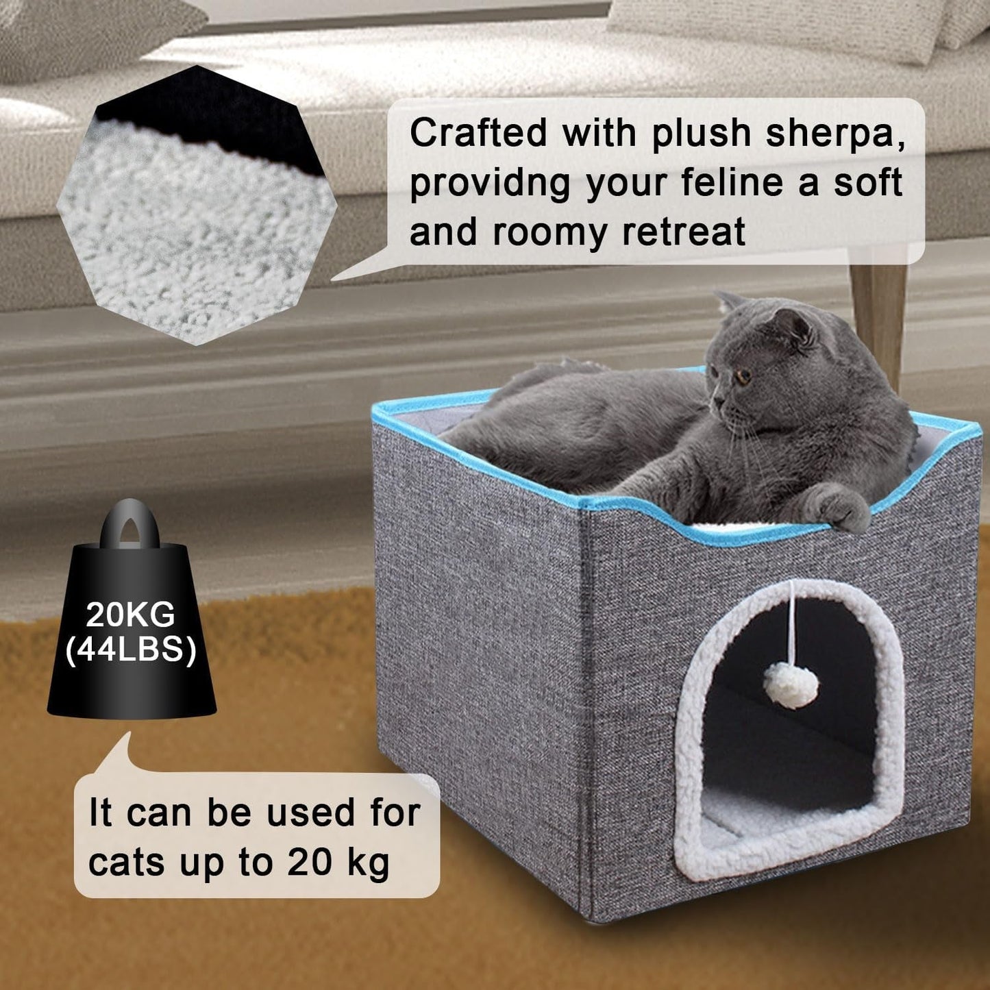 Coperte e Arredi, Animali Domestici, Grotte e Casette, Gatti, Letti per gatti, Gatti - Letti, materassi