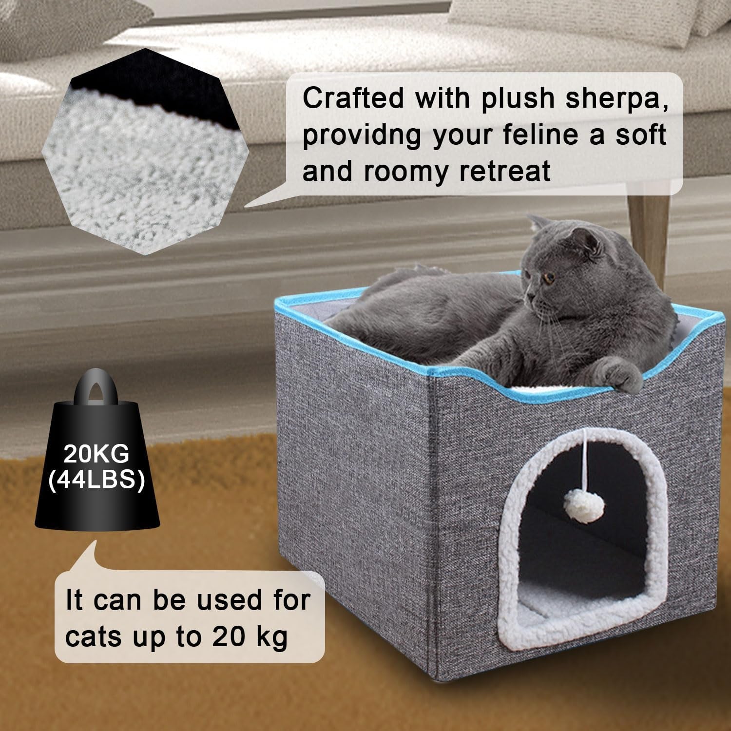 Coperte e Arredi, Animali Domestici, Grotte e Casette, Gatti, Letti per gatti, Gatti - Letti, materassi