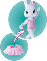 Simba 105733603 - Steffi Love Dancing Ballerina, Steffi come bambola ballerina con amico animale e gonna girevole, bambola da gioco 29 cm, da 3 anni
