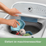 Elefante dalle orecchie giganti Fisher-Price - Adorabile peluche morbido con orecchie extra grandi, realizzato al 90% in plastica riciclata e imballaggio certificato FSC, per bambini dai 3 mesi in su, HKD63 Bebe Toys Naty Shop