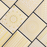 MWOOT 10 fogli Gold Nagelsticker Abziehbilder Nail Art Sticker, adesivi per unghie autoadesivi 3D Set Linei Streifenband Design, fai da te Metallisch Nailart Aufkleber Maniküre Zubehör Für Nagel Dekoration