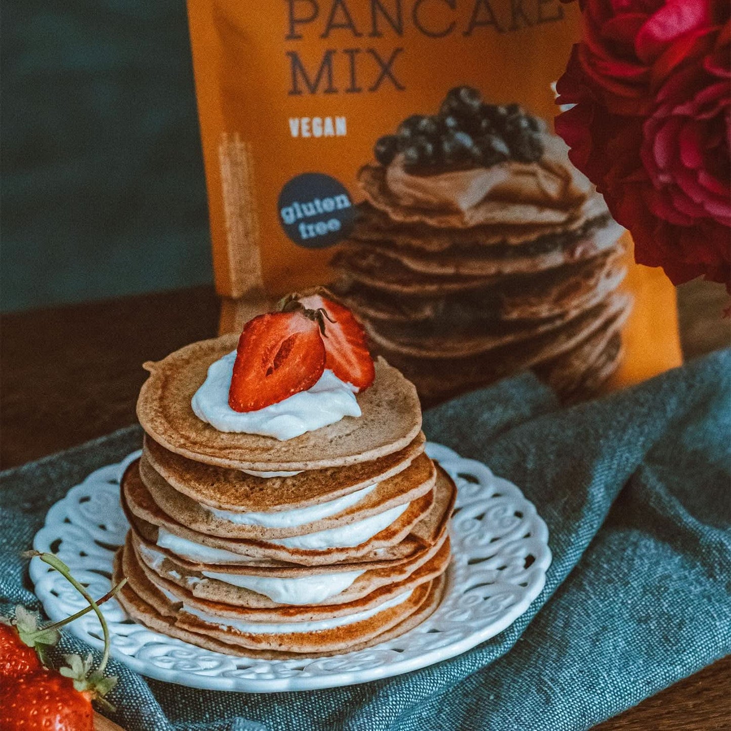 Bett'R Pancake Mix, preparato per dolci biologico, vegano e senza glutine, 6 x 400 grammi Kitchen Naty Shop