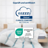 Genius Eazzzy Climate Comfort Trapunta 155 X 220 Cm, Fibratight, Trapunta leggera per tutte le stagioni, Trapunta traspirante, Temperatura gradevole per il sonno, Trapunta per tutte le stagioni Trapunte e piumini Naty Shop