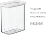 Mepal - Contenitore Frigo Modula XXL - Contenitore Alimenti con Coperchio - Organizer da Cucina e Contenitore in Plastica - Organizer Frigo Impilabile e Chiudibile - 4800ml - Contenitori Alimenti Bianchi Naty Shop