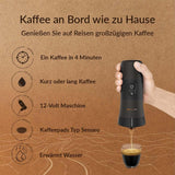 Handpresso - Handcoffee Auto 21000 | Macchina per caffè espresso per auto da 12 V - Macchina per caffè espresso da 12 Volt per auto | Macchina per caffè espresso Senseo Pad per auto - Macchina per caffè espresso da viaggio 12V | Espressore da 12 Volt per camper