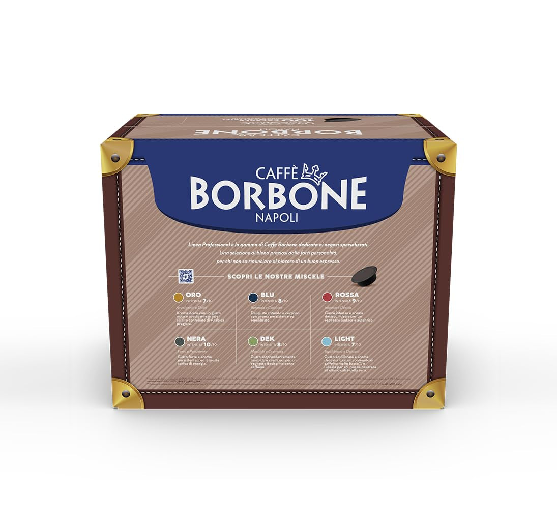 Caffè Borbone Kaffee Kapseln Don Carlo, Blue Mischung - 100 pezzi - Compatibile con Kaffeemaschinen der Marke Lavazza®* A Modo Mio®*