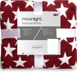 Soffice coperta Celinatex 150 X 200 cm Bordeaux coperta divano divano morbida coperta stelle Microfibra Pile Oeko-Tex Moonlight Letti e coperte Besuche den CelinaTex-Store