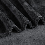 Good Nite Coperta accogliente Coperta soffice Coperta da letto Coperta da divano Coperta da soggiorno XL Coperta in pile 150X200 cm Coperte morbide e calde nere Coperta soffice Letti e coperte Good Nite