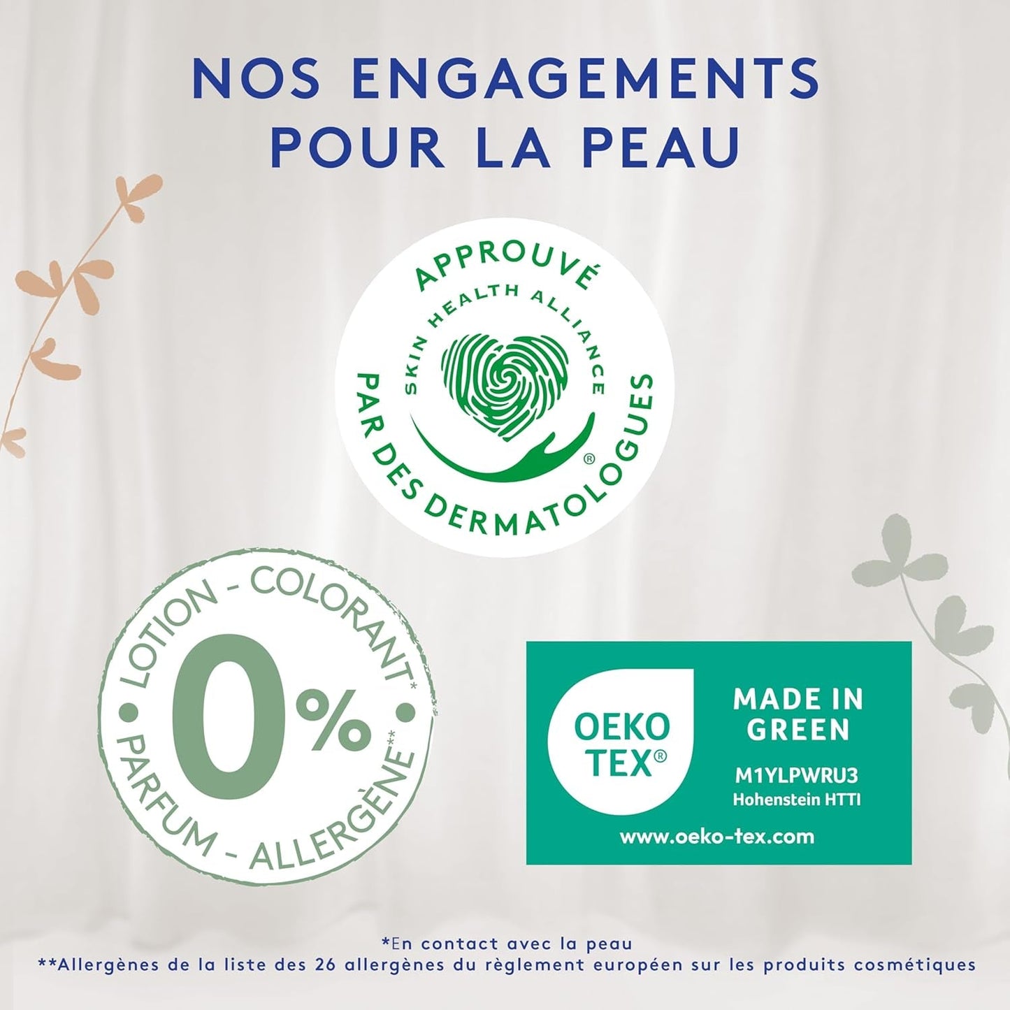 Douceur Naturelle - Mutandine, Taglia 6 (16-26 kg) Confezione da 1 mese - 112 mutandine