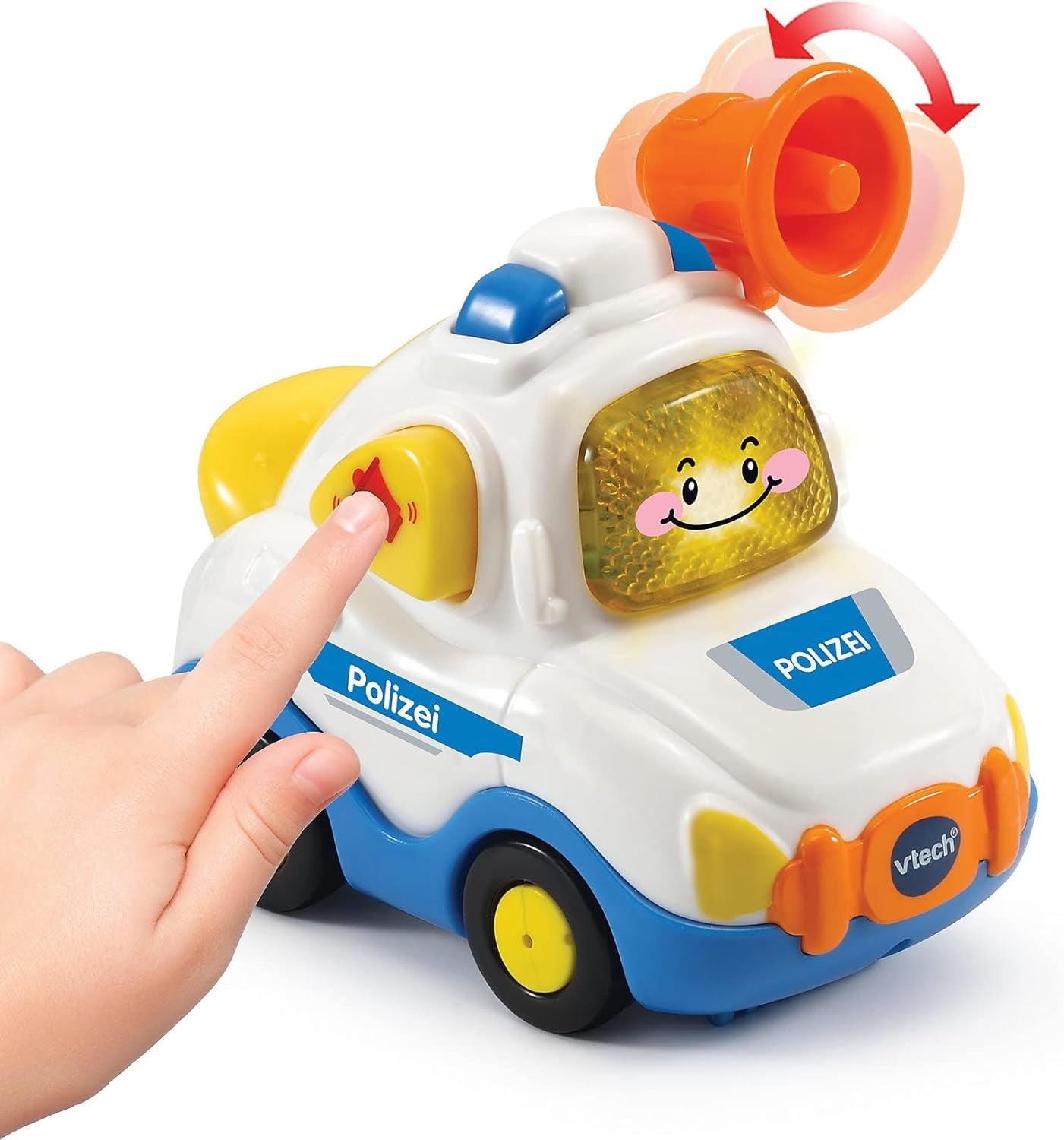 Vtech TUT TUT Baby Flitzer - Polizia - Da 1 a 5 anni & TUT TUT Baby Flitzer - Autopompa - Macchinina con musica, pulsante luminoso, frasi e suoni interessanti - Da 1 a 5 anni Baby Toys Naty Shop