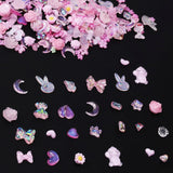 100 pz Ciondoli per unghie con fiocco Y2K 3D Resina Fiore Camelia Ciondoli per unghie Kawaii Strass Decorazioni per nail art, Modelli, Accessori artigianali fai-da-te (Rosa)