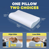 Cuscino per il collo rinfrescante per alleviare il dolore al collo Cuscini per dormire in memory foam Cuscino cervicale per dolori al collo e alle spalle Cuscino da letto ergonomico Cuscino di supporto per il collo per chi dorme sulla schiena Cuscini ortopedici cervicali Naty Shop