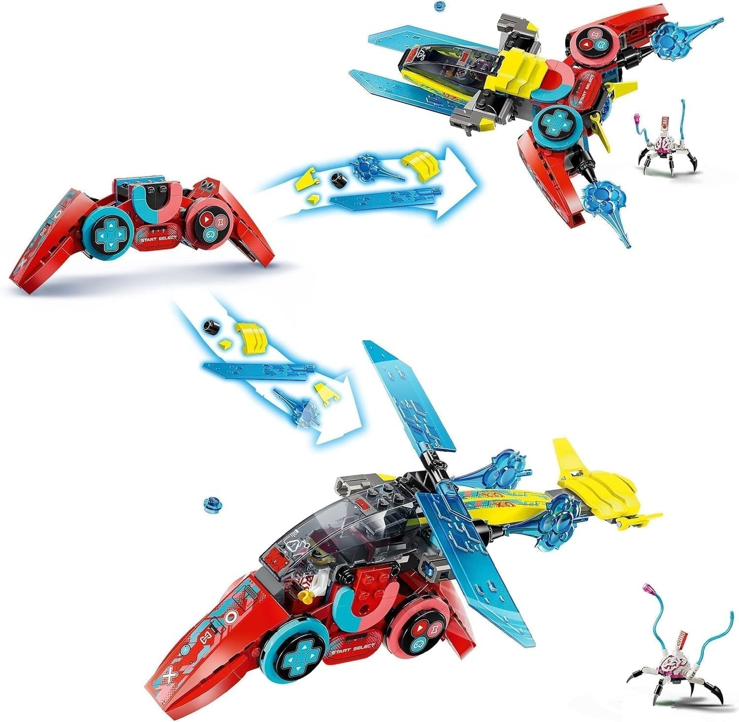 LEGO Dreamzzz Coopers Controller per videogiochi volante Fantastico giocattolo 2 in 1 Minifigure di ragno Set di videogiochi Regalo per ragazze e ragazzi di 7 anni 71489 Set da costruzione Besuche den LEGO-Store