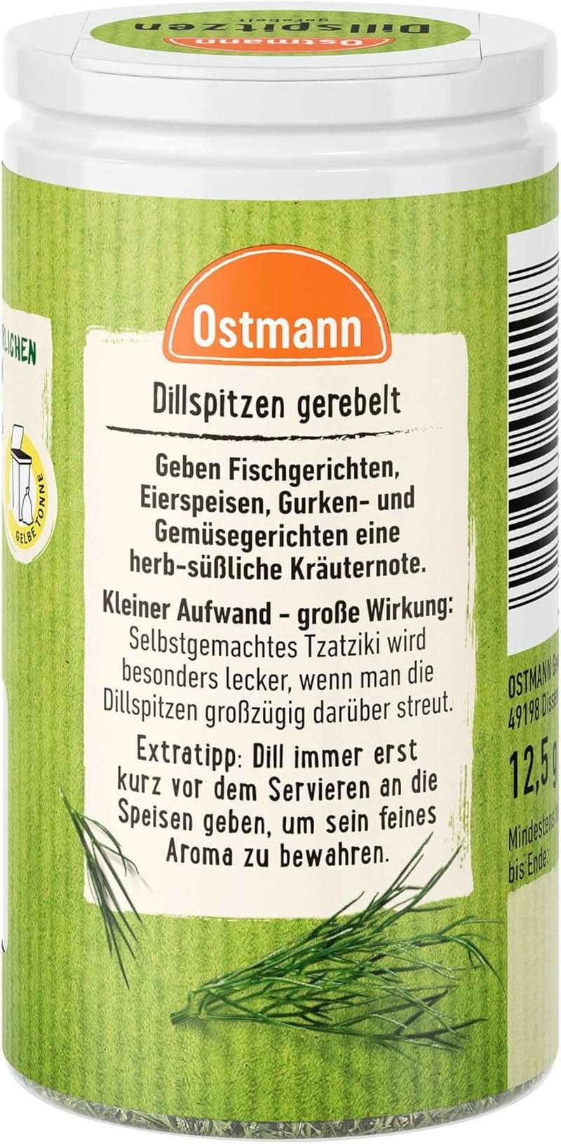 Ostmann - aneto tritato, 12,5 grammi Condimente Naty Shop