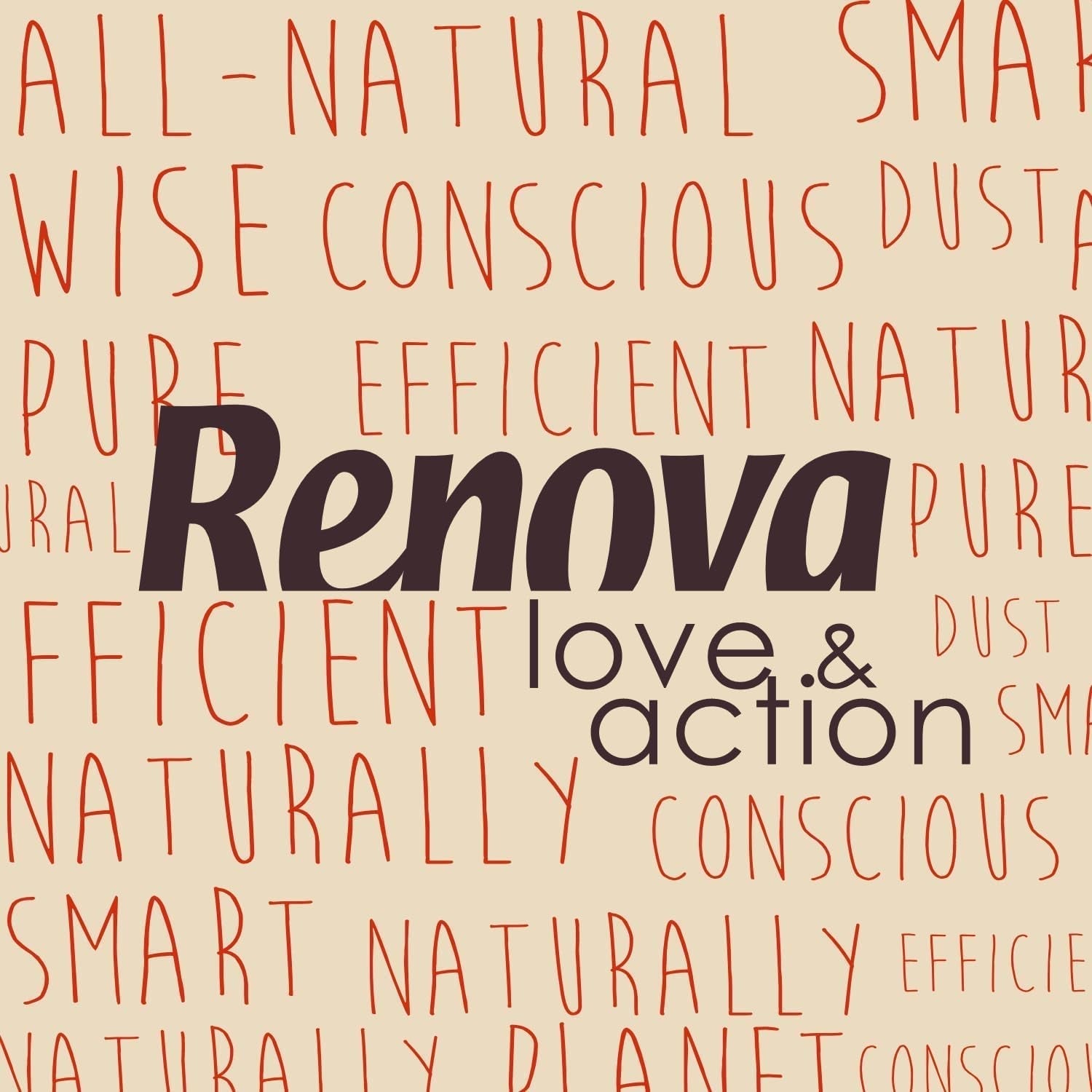 Carta igienica Renova Eco Love & Action, 4 pezzi