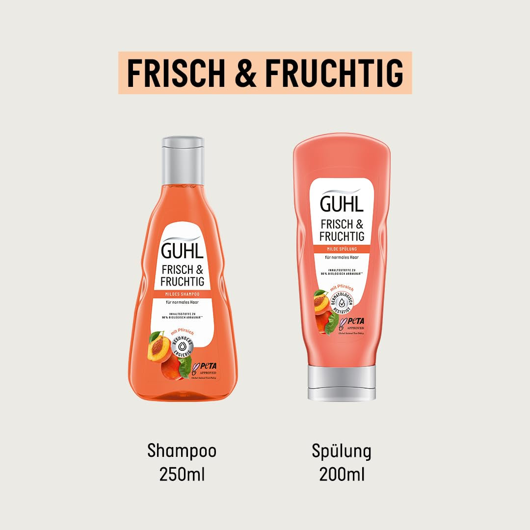 Guhl Fresh & Fruity Shampoo - Contenuto: 250 Ml - Tipo di capelli: Normali Doccia e bagno Guhl