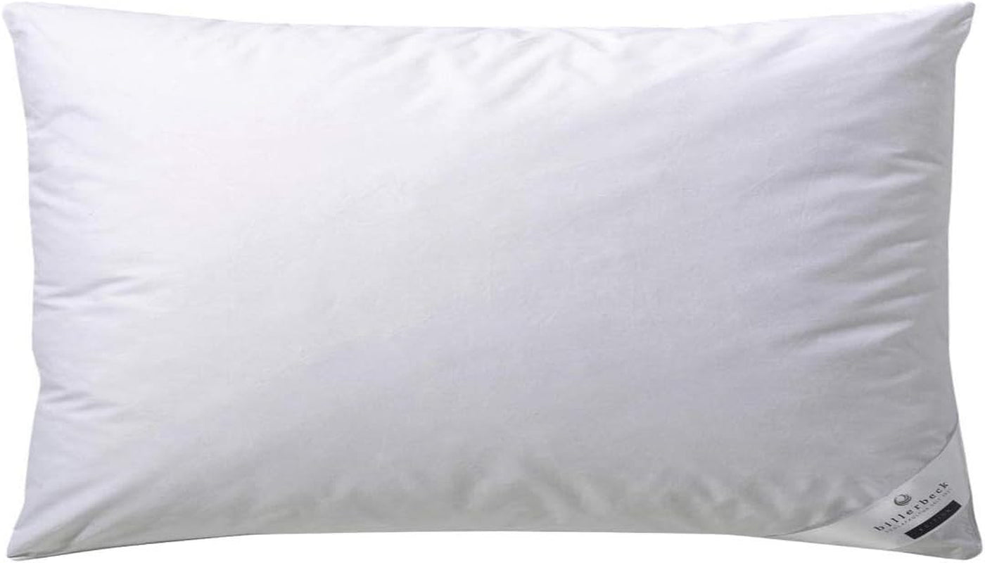 Cuscino in piuma Billerbeck Martina - Cuscino in 80 X 80 Cm - Cuscino con sostegno deciso - Piumino d'oca 15% e piume 85% Naty Shop cuscini standard 40 X 80 Cm