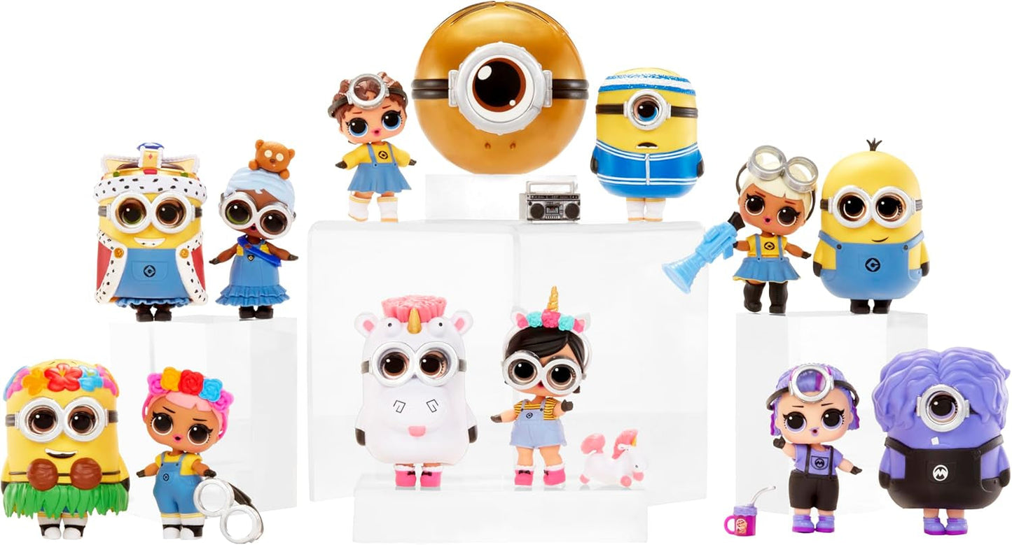 LOL Sorpresa! Loves Minions Tots - Include 1 bambola con vestito e accessori, palla ispirata ai Minions, confezione nascosta, 6 bambole da collezione