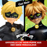 BANDAI - Miraculous Ladybug - Bambola manichino da 26 cm - Motan Noir - Miraculous con licenza ufficiale - Bambola articolata Motan Noir - Giocattolo dai 4 anni in su - P50002
