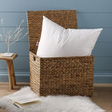 Cuscino DODO Premium, 60 X 60 Cm, Comfort Medio, Cuscino Cloud De Douceur | Antiacaro e soffice | Cotone Percalle + Piping Lavabile in lavatrice a 40°C Cuscini standard Naty Shop