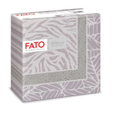 Fato - Tovaglioli carta dry, airlaid, effetto tessuto, confezione da 50 tovaglioli, 40X40 piegati in 4 formati, Decoro Tropicana