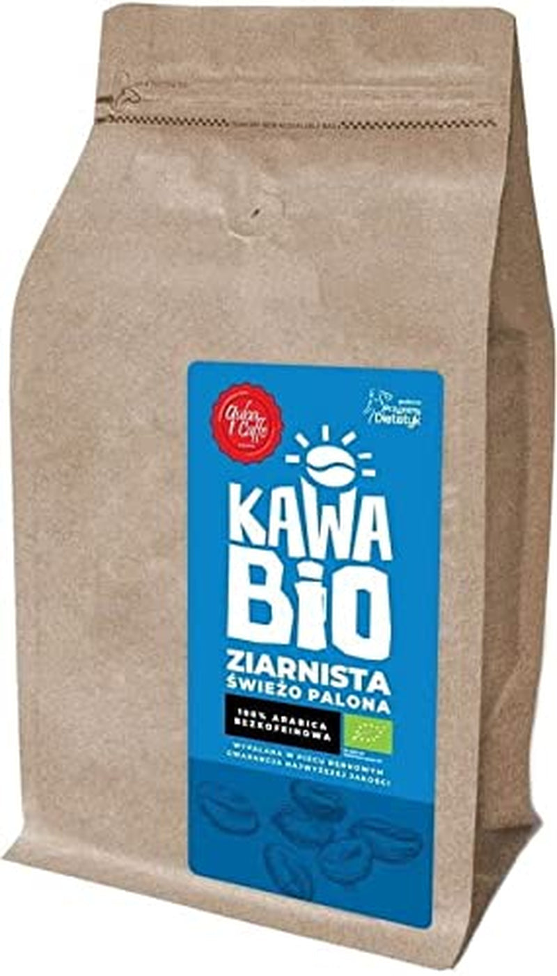 CAFFÈ ARABICO DECAFFEINIZZATO BIOLOGICO IN GRANI 250 g - QUBA CAFFE