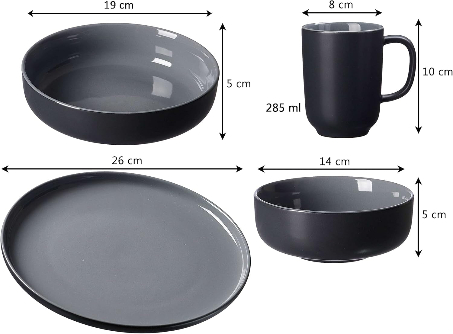 Set di stoviglie combinato Ritzenhoff & Breker Jasper | 16 pezzi