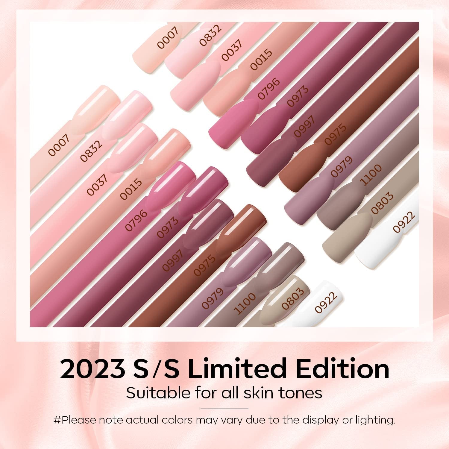 Modelones Set Smalti Gel per Unghie 35 Pezzi, Set Smalti Gel UV con Lampada da 48 W, Set Smalti Gel per Unghie Nude Marrone Bianco Rosa, Set Smalti Gel UV con Base Top Coat Set per Unghie