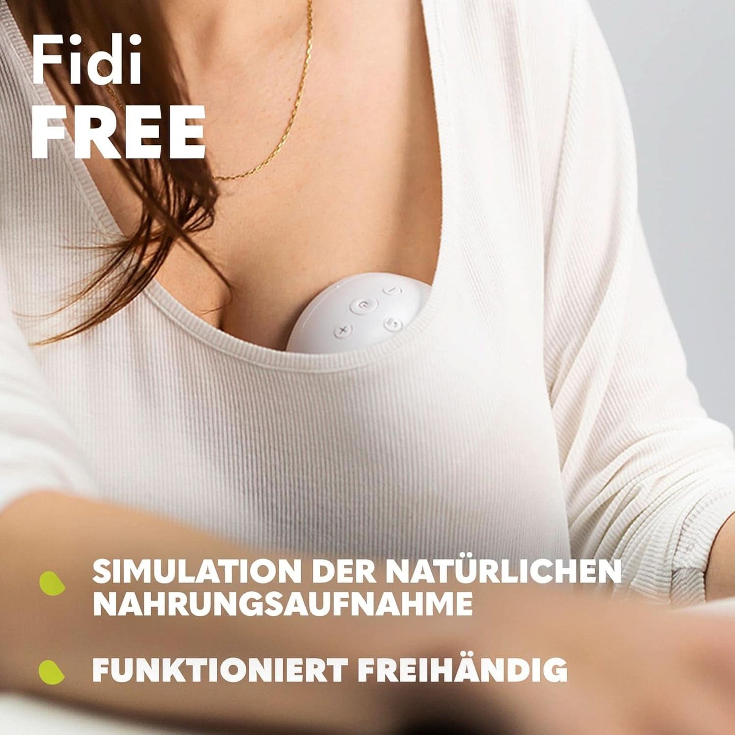 Tiralatte elettrico LIONELO Fidi Free 2, modalità massaggio, 5 livelli di intensità Accessori Alimentazione e Allattamento Bebe Naty Shop