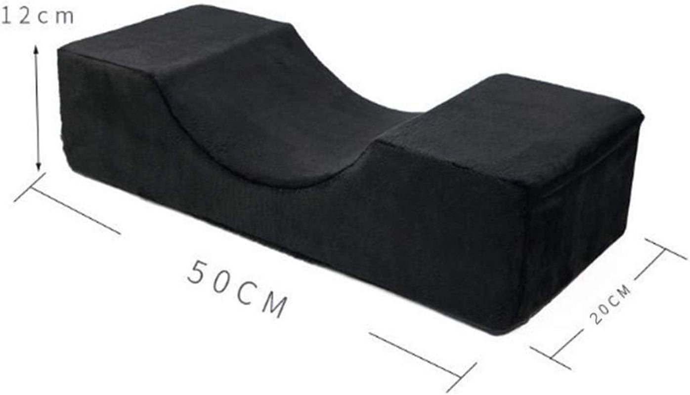 Whiteswan Estensione delle ciglia Supporto ergonomico in memory foam curvo Cuscino da soggiorno Ciglia per collo Cuscino per trucco di bellezza Cuscino per dormire Supporto per collo Cuscini ortopedici cervicali Naty Shop