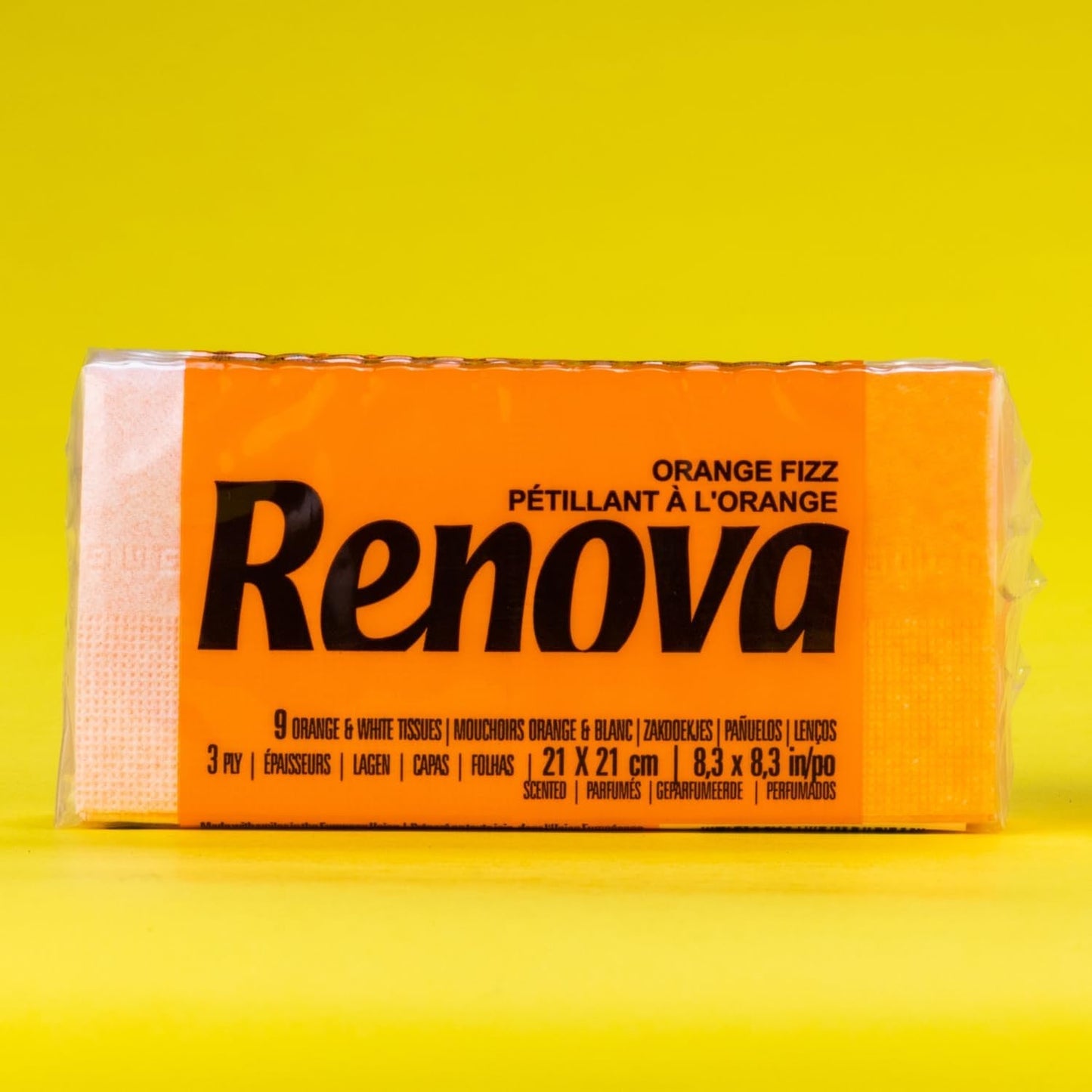 Fazzoletti tascabili RENOVA ORANGE FIZZ 6 confezioni